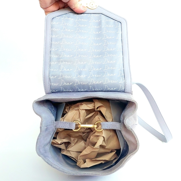 Dear Drew Mini Me Lavender Suede Backpack - Picture 7 of 11